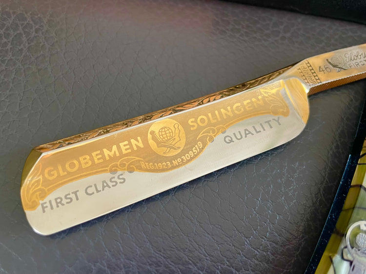 Globusmen Gold Extra vintage Solingen straight razor