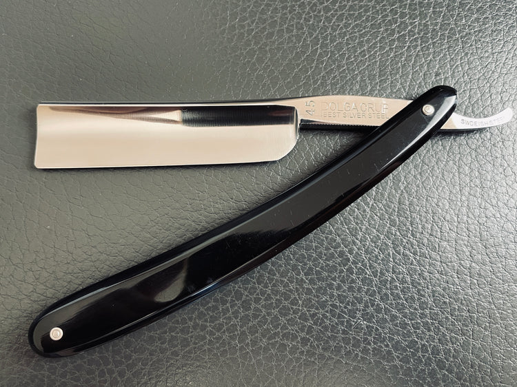Polga Crup 45 For Barbers Use vintage Japanese straight razor made with Swedish Silver Steel. Shave ready!